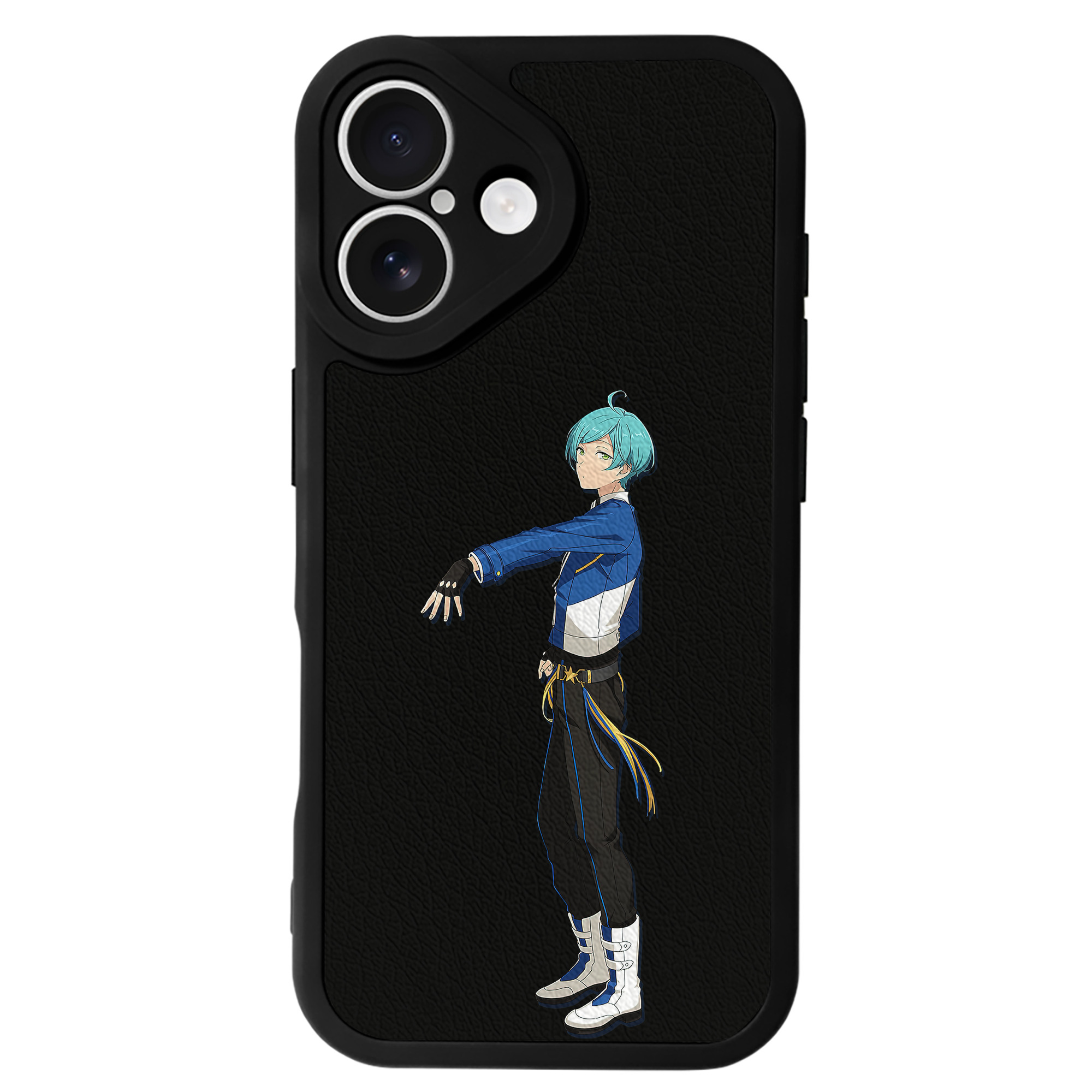 （画像用） あんさんぶるスターズ! Ensemble Stars 【iPhone 16シリーズ対応】シリコンスマホケース（レザー調） 材質：シリコン
